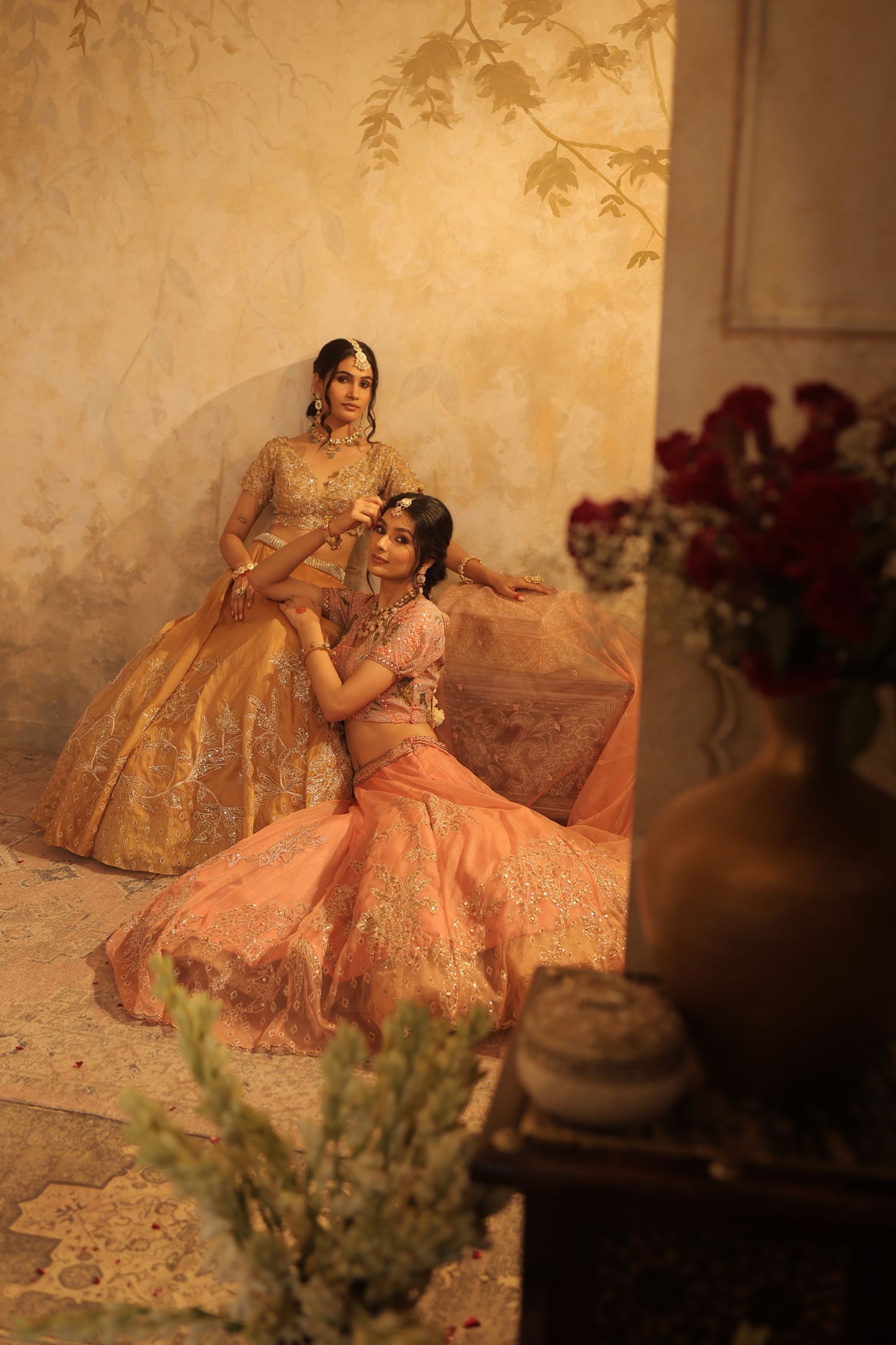 Warm Golden Mustard Color Lehenga