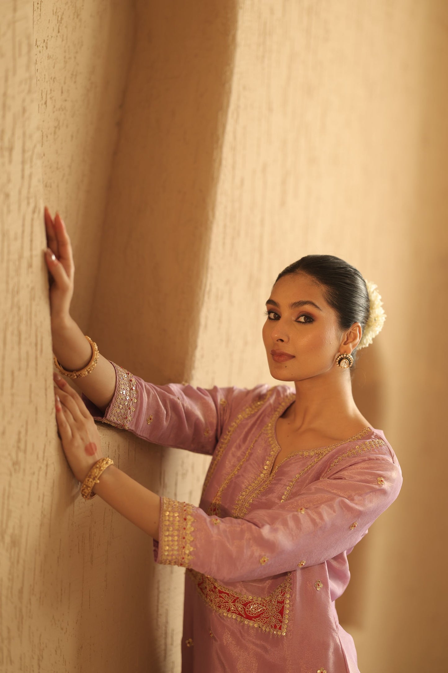 Lilac Tone Patiala Salwar Suit Set