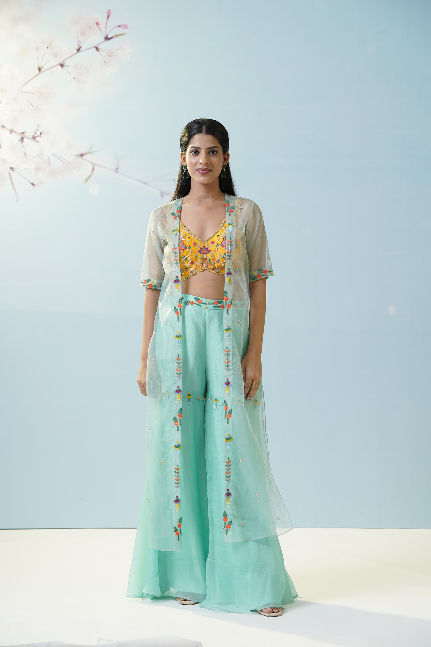 Mint Green Palazzo Set