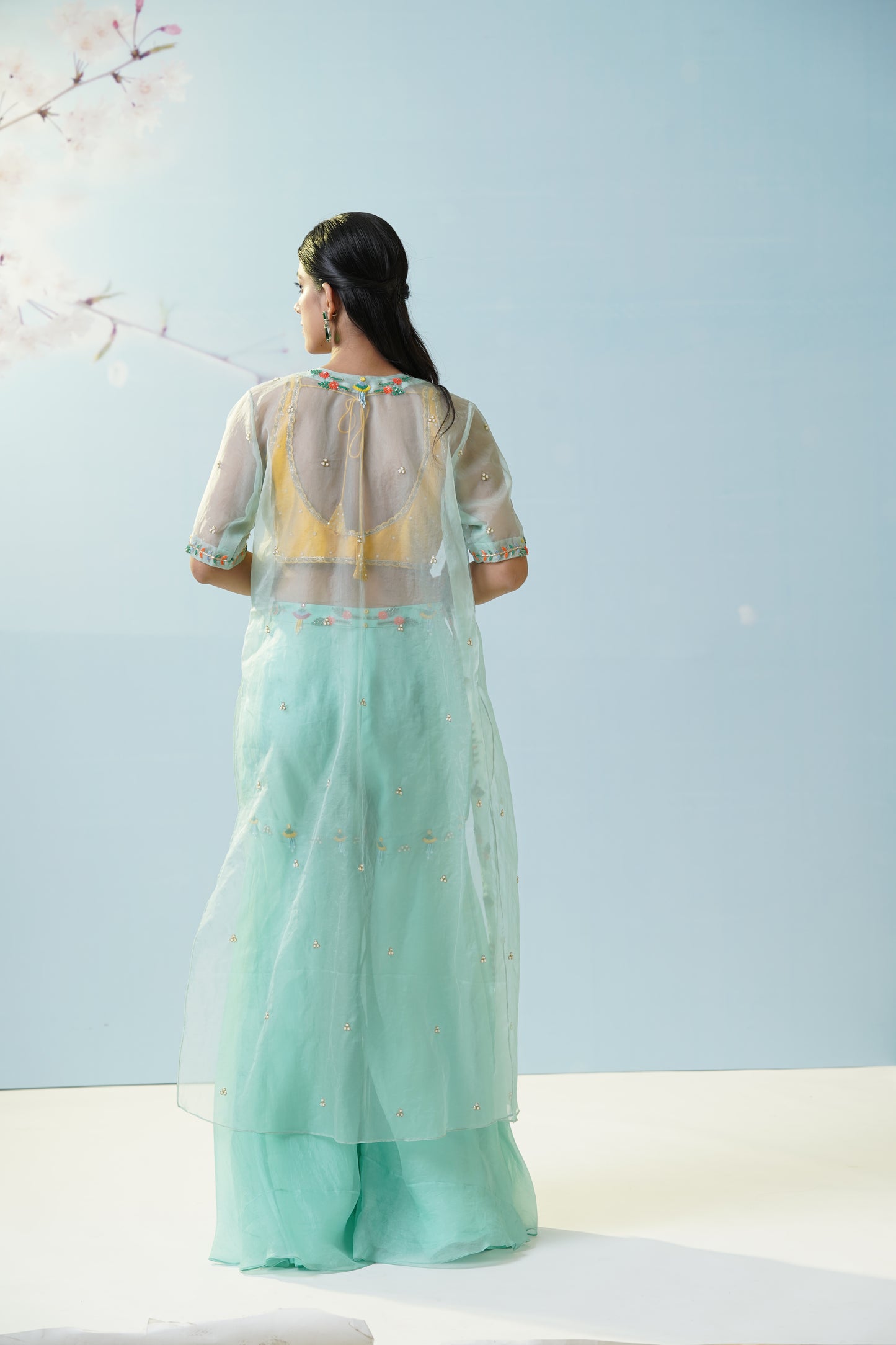 Mint Green Palazzo Set