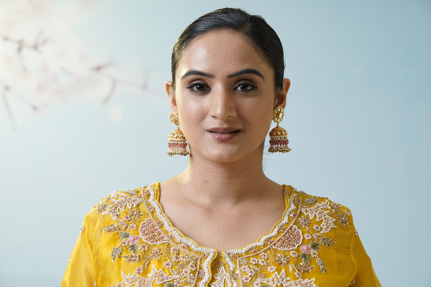 Yellow Sharara Suit Set