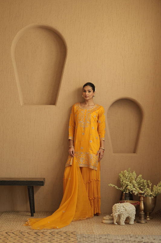 Mustard Yellow Suit Set