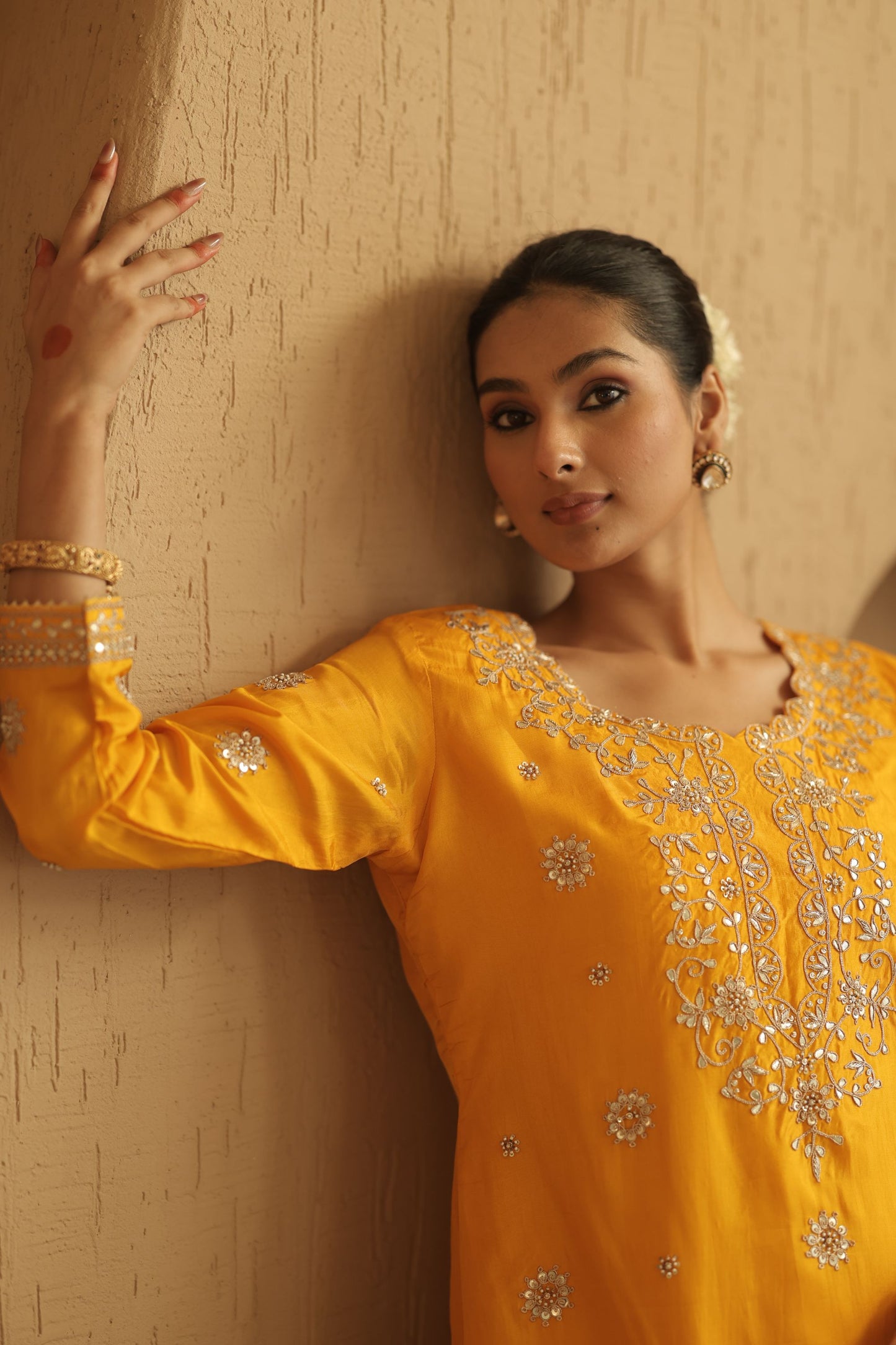 Mustard Yellow Suit Set