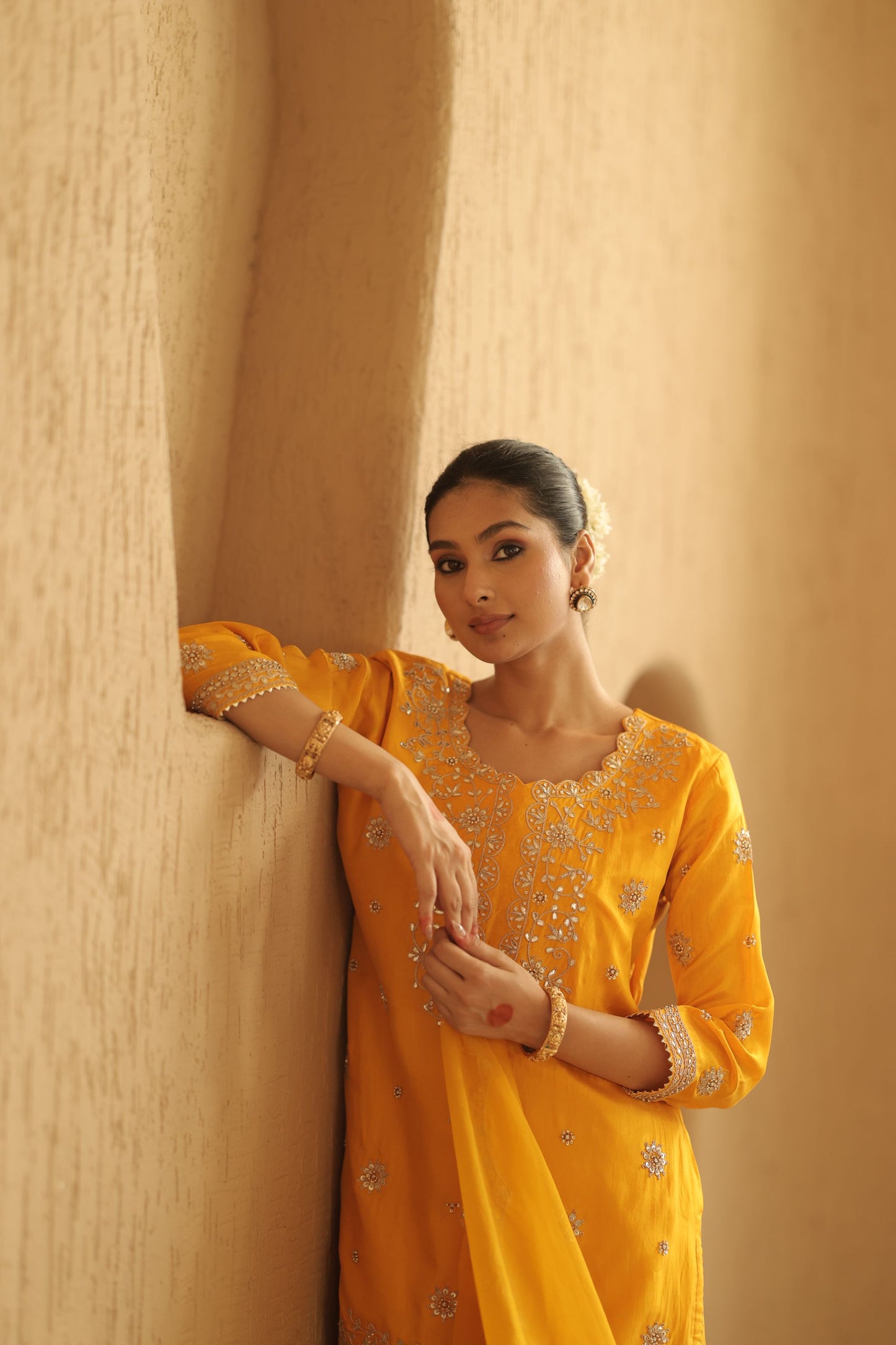 Mustard Yellow Suit Set